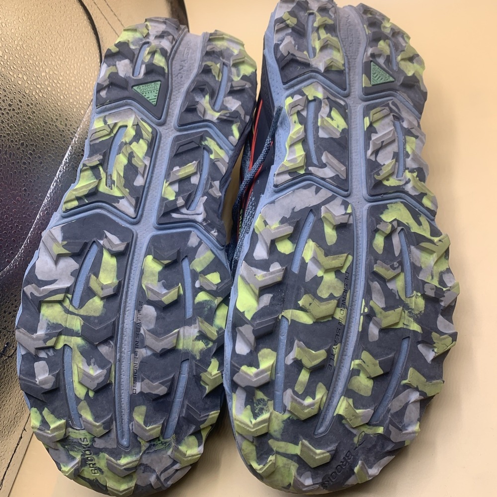 Brooks Cascadia 18 Trail Running Shoes Men's 10.5 EE Hike Climb Run Hoka Inserts - Picture 7 of 12
